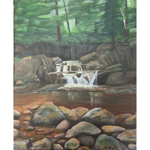 Original Painting Sounds of the Woods by Wendy Marchand