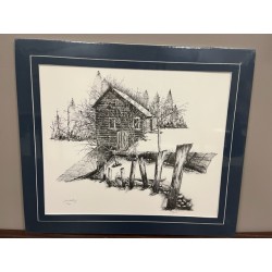Historic Print of Wyevale Grist Mill 1906  courtesy of Huronia Museum