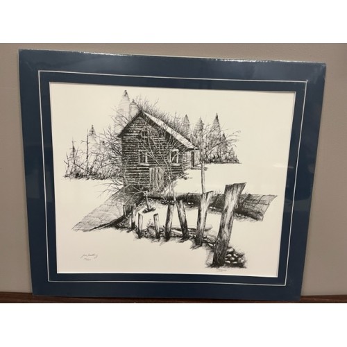 Historic Print of Wyevale Grist Mill 1906  courtesy of Huronia Museum