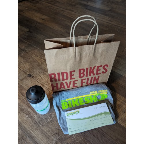 Bicycle Tune-up, plus t-shirt & water bottle