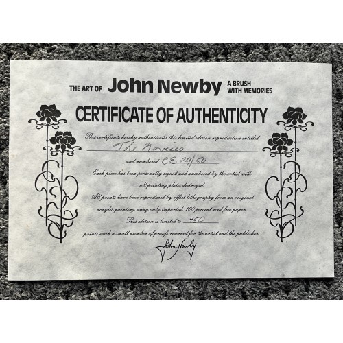 John Newby 1988 Print The Novices Limited Edition