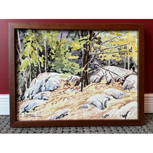 Original Painting Along Moobeam Trail by Alan Bain S.C.A.