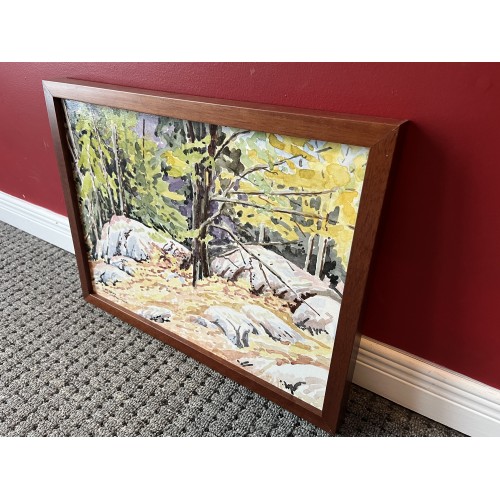 Original Painting Along Moobeam Trail by Alan Bain S.C.A.