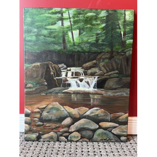 Original Painting Sounds of the Woods by Wendy Marchand
