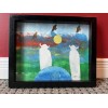 Original Painting Ancestors Visitors by Russel Noganosh