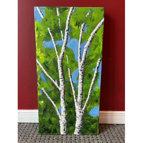 Original Painting Treetops by Judy Goode