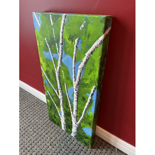 Original Painting Treetops by Judy Goode