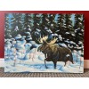 Original Art December Bull by Francis Forget