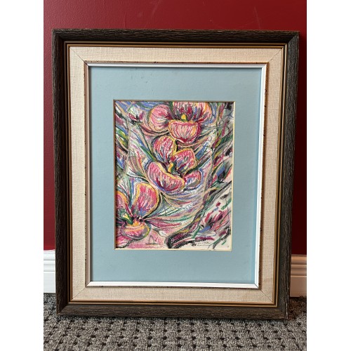 Original Art Abstract Floral by Stelle